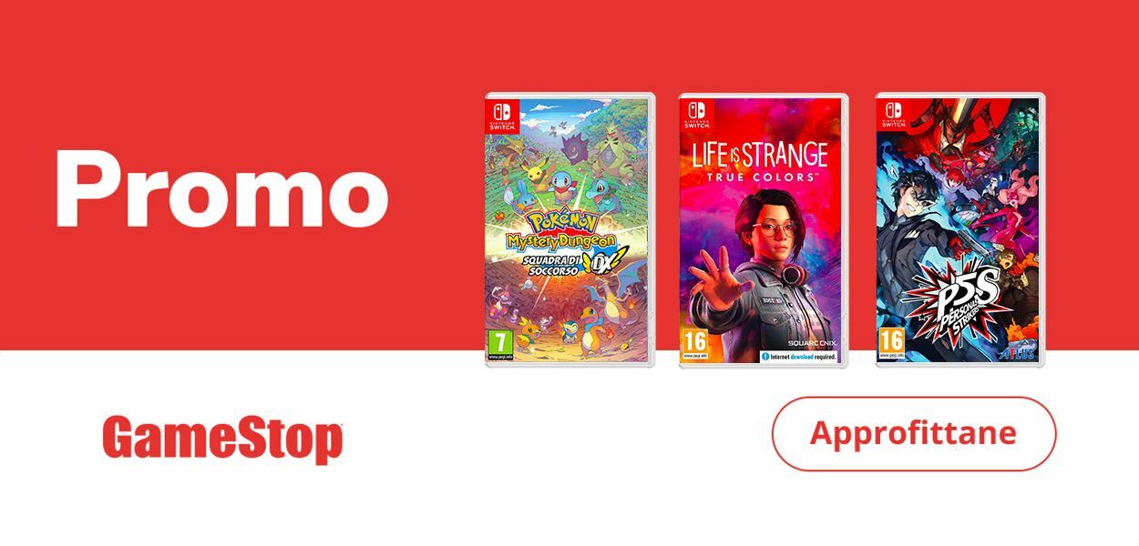 GameStop Summer Sale: sconti esclusivi su centinaia di giochi per Nintendo Switch