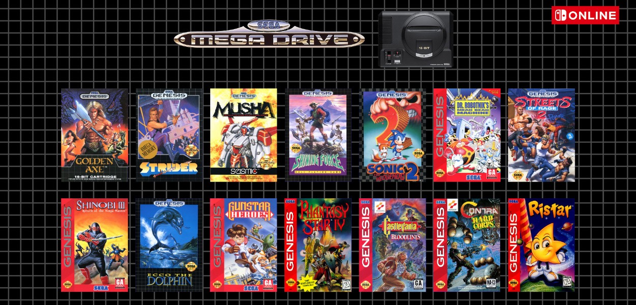Aggiunti 4 giochi per SEGA Mega Drive a Nintendo Switch Online
