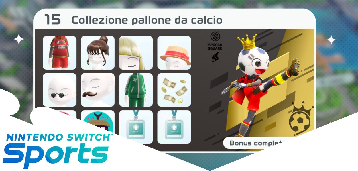 Nintendo Switch Sports: diventa un pallone da calcio con la nuova raccolta di articoli dedicati