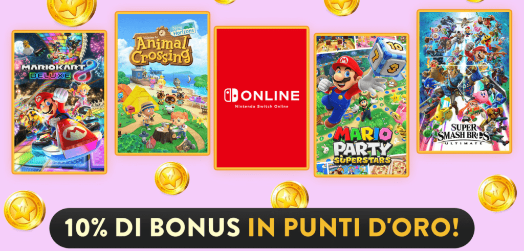 offerta punti oro nintendo eshop