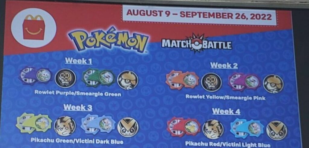 sorprese Pokémon McDonald's