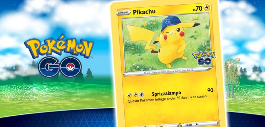 Pikachu Carta Pokémon GO