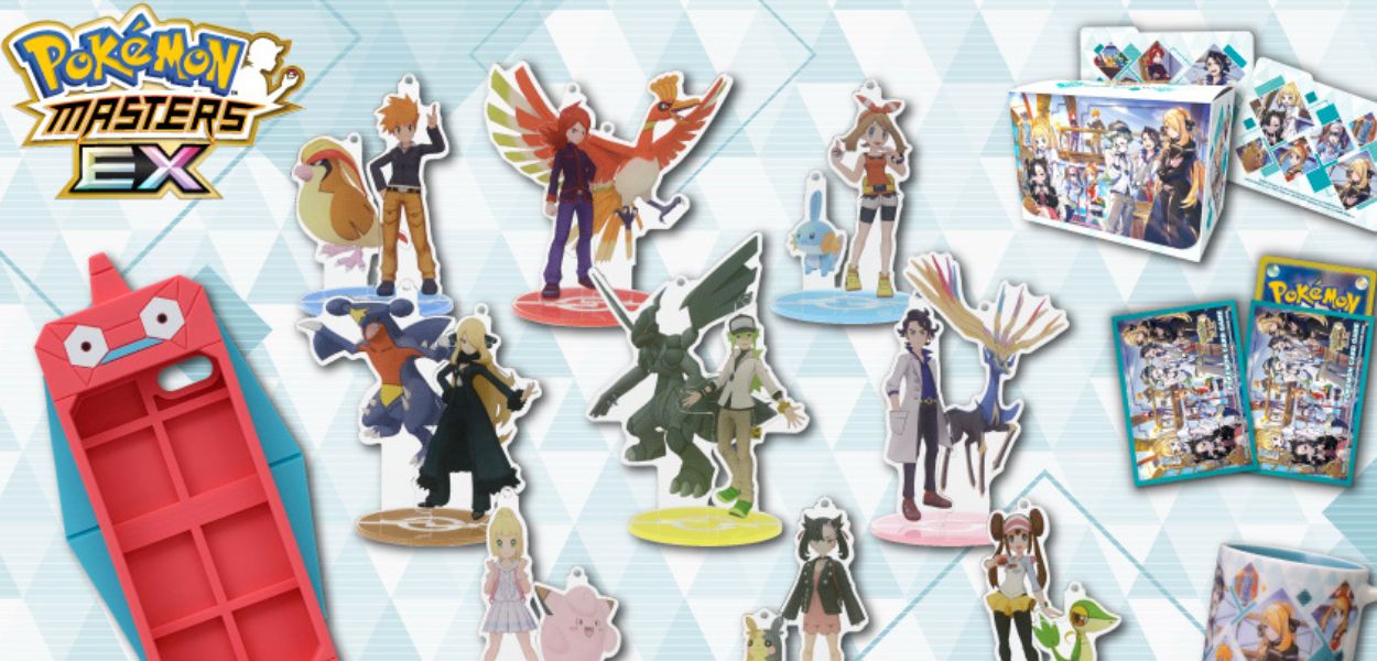 Il merchandise del 3° anniversario di Pokémon Masters EX sarà presto disponibile in Giappone