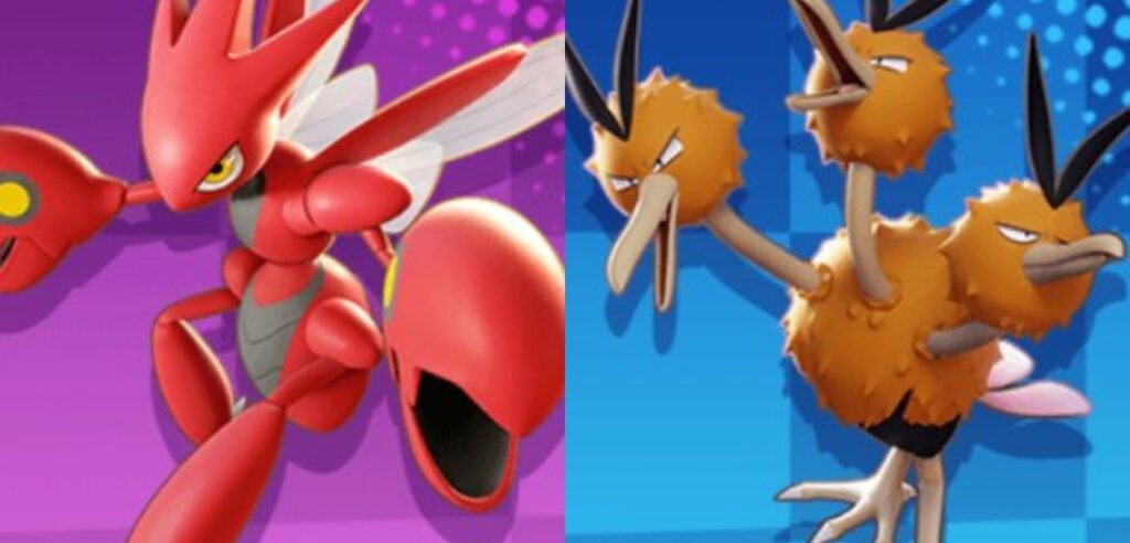 Scizor Dodrio Pokémon Unite datamine