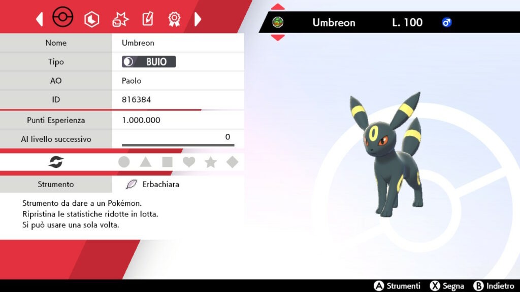 Umbreon Scegli Me