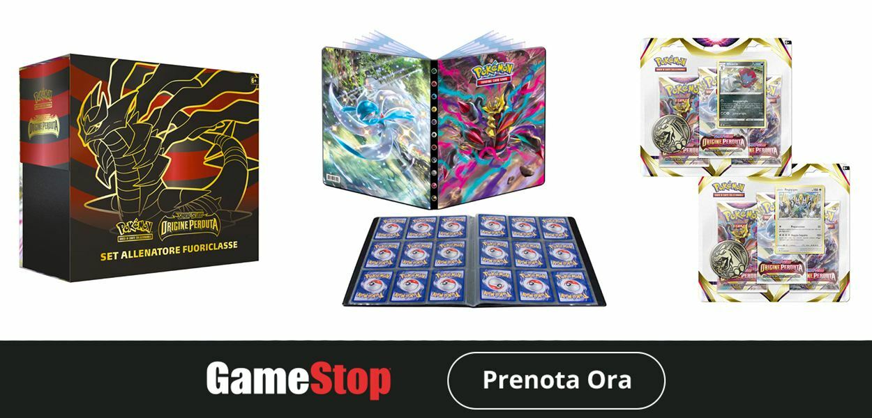 La nuova espansione del GCC Pokémon Spada e Scudo - Origine Perduta è disponibile al preordine da GameStop