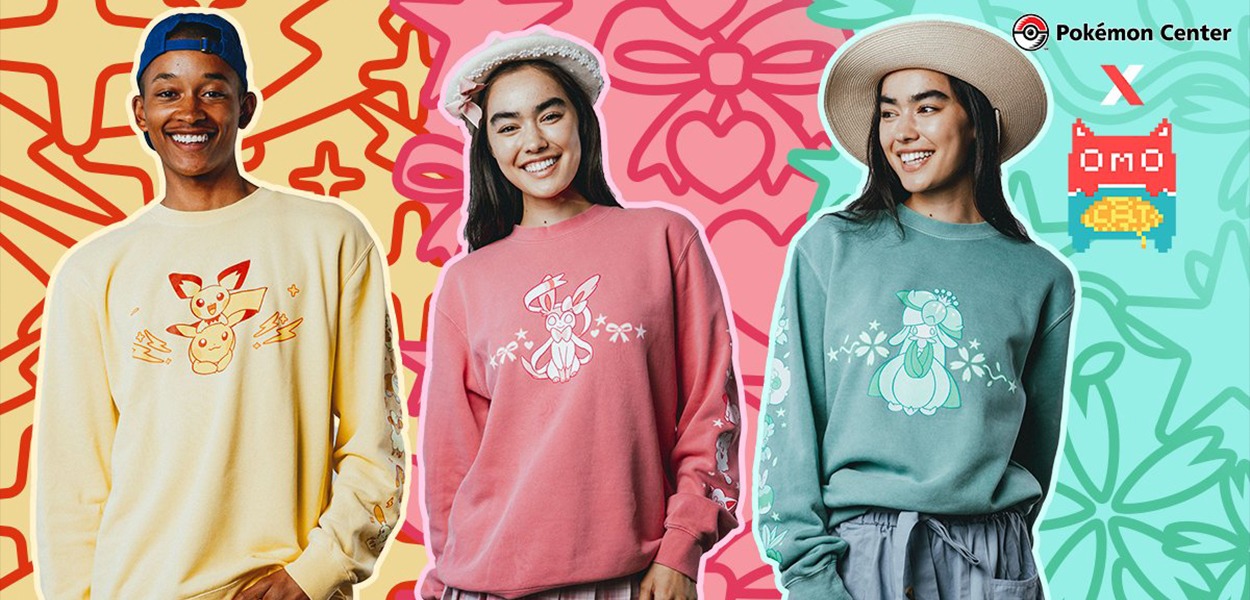 OMOCAT ha creato una linea di abbigliamento per il Pokémon Center