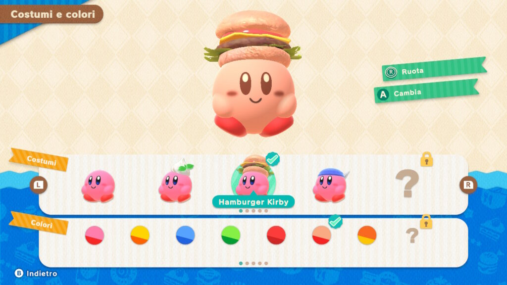 Kirby Personalizzazione