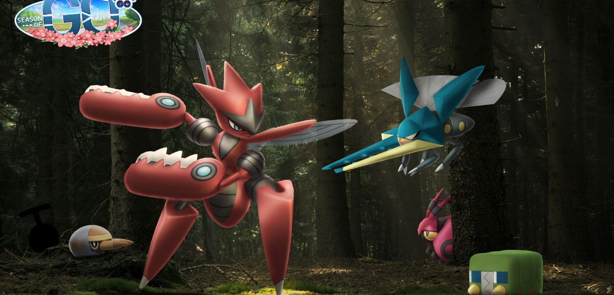 Pokémon GO: MegaScizor, Grubbin e le sue evoluzioni arrivano nell'evento Bacomania