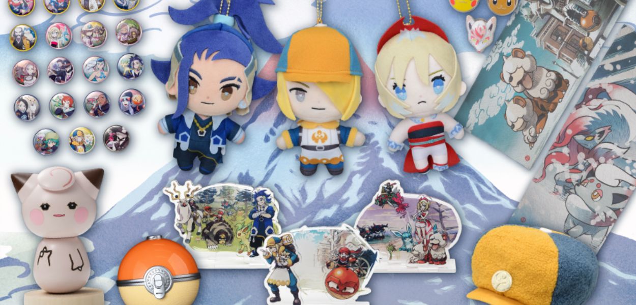 Una Poké Ball umidificatore e nuovi gadget di Hisui arrivano nei Pokémon Center