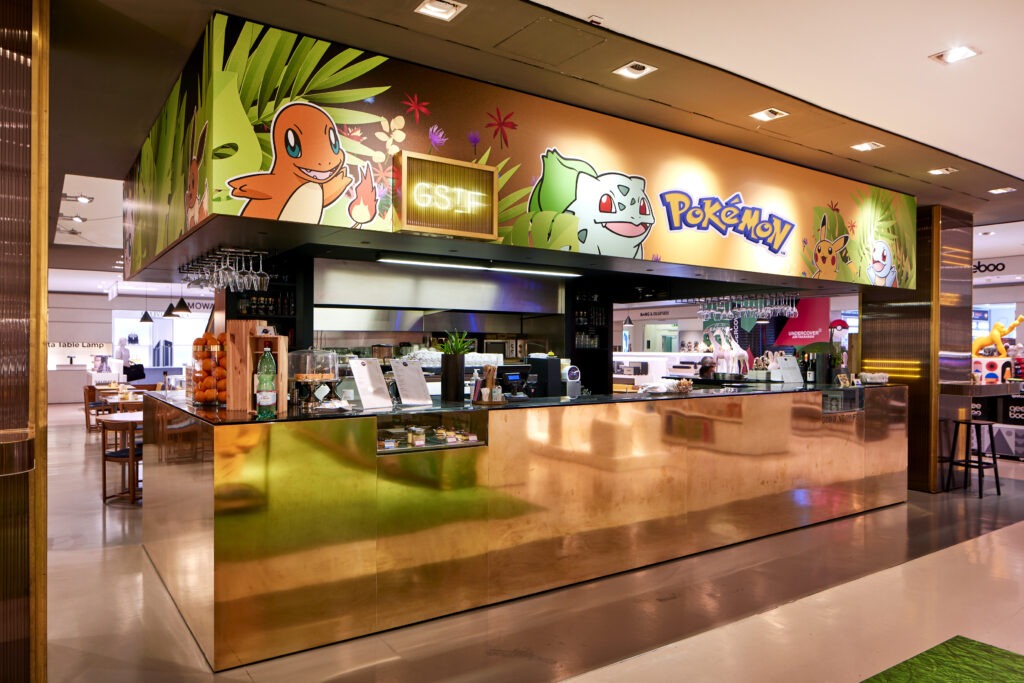 Interno Rinascente Pokémon Store Italia