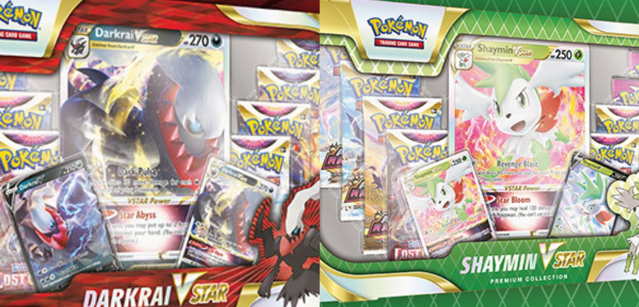 Rivelate le Collezioni Premium di Darkrai e Shaymin VSTAR del GCC Pokémon