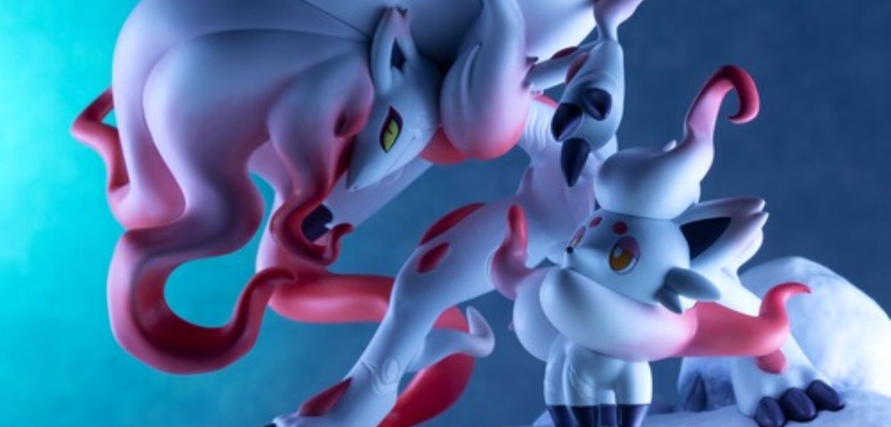 Rivelata una nuova statuina da collezione di Zorua e Zoroark di Hisui