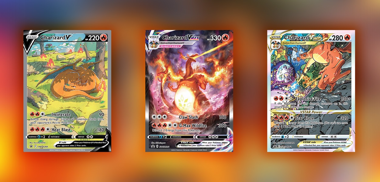Ecco in dettaglio le tre carte promo di Charizard della Collezione Ultra Premium