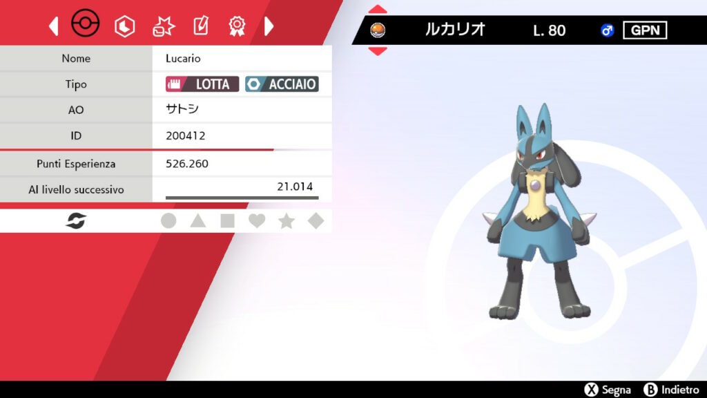 Codice Lucario Ash