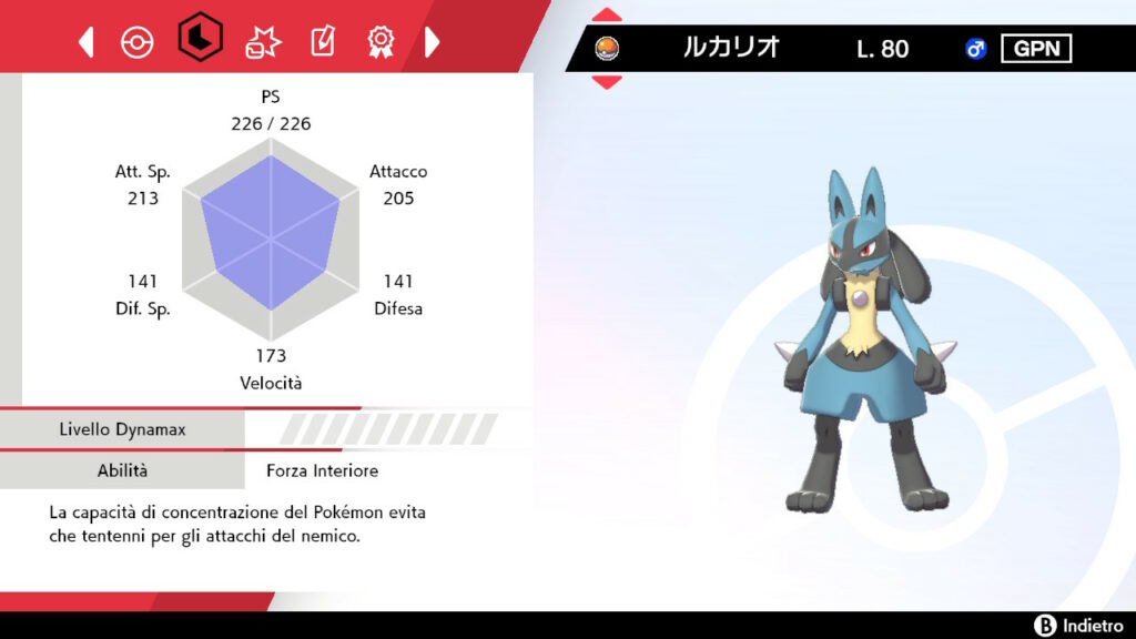 Codice Lucario Ash