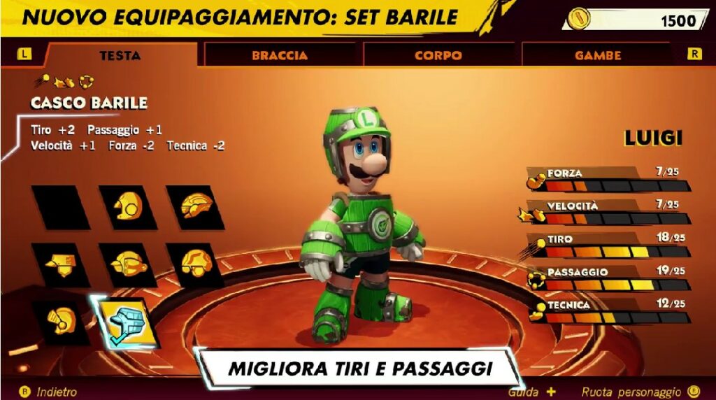 aggiornamento Mario Strikers