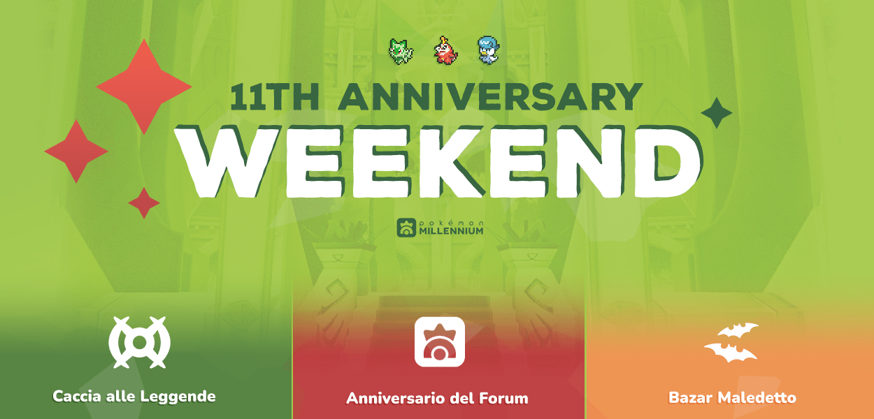 Prendi parte all'11th Anniversary Weekend sul Forum!
