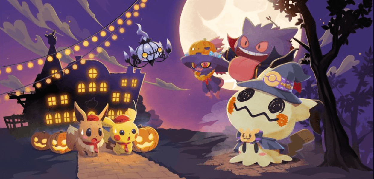Pokémon Café ReMix: Mimikyu, Chandelure e Braixen si preparano per Halloween