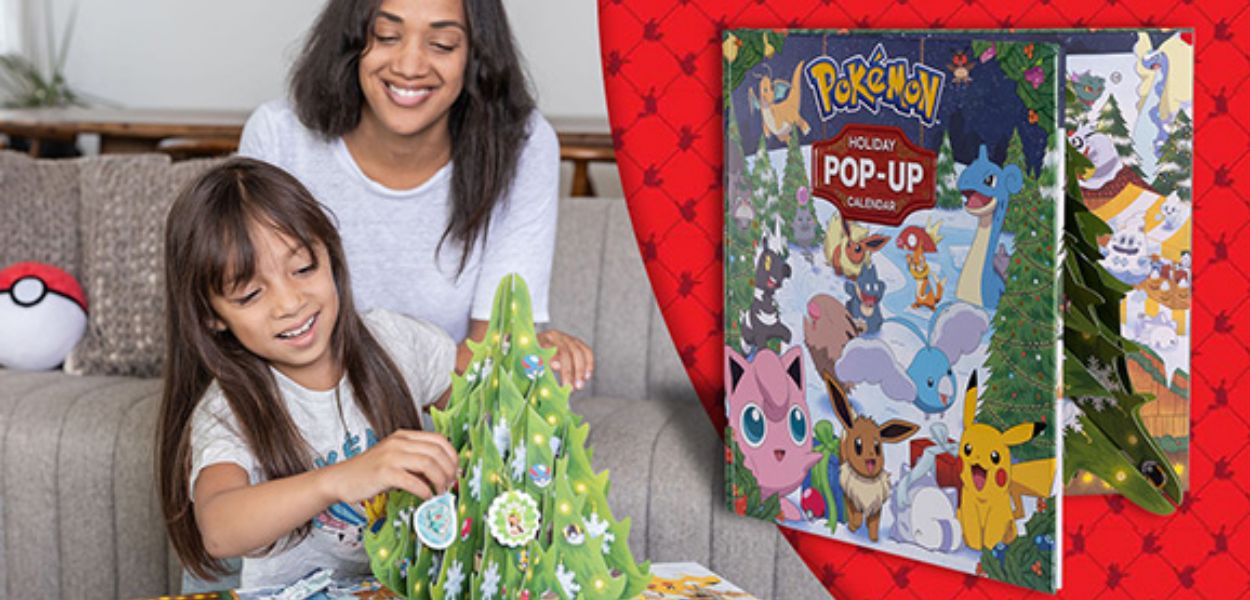 Rivelato il nuovo calendario dell'Avvento pop-up dedicato ai Pokémon