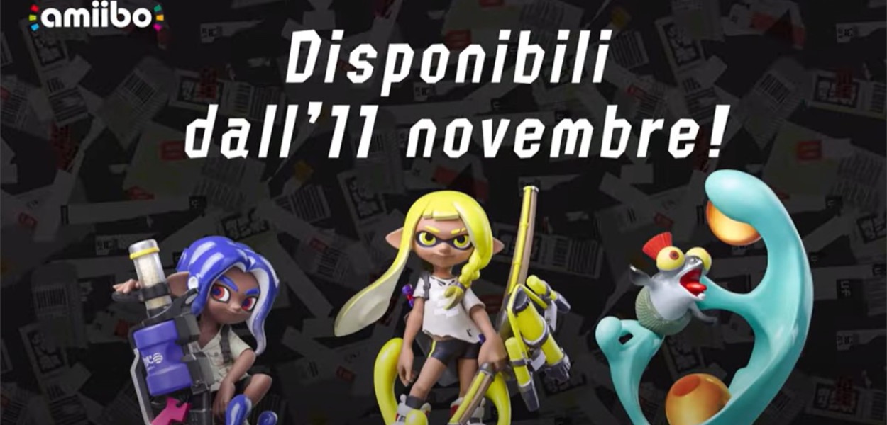 Annunciata la data di uscita degli amiibo di Splatoon 3