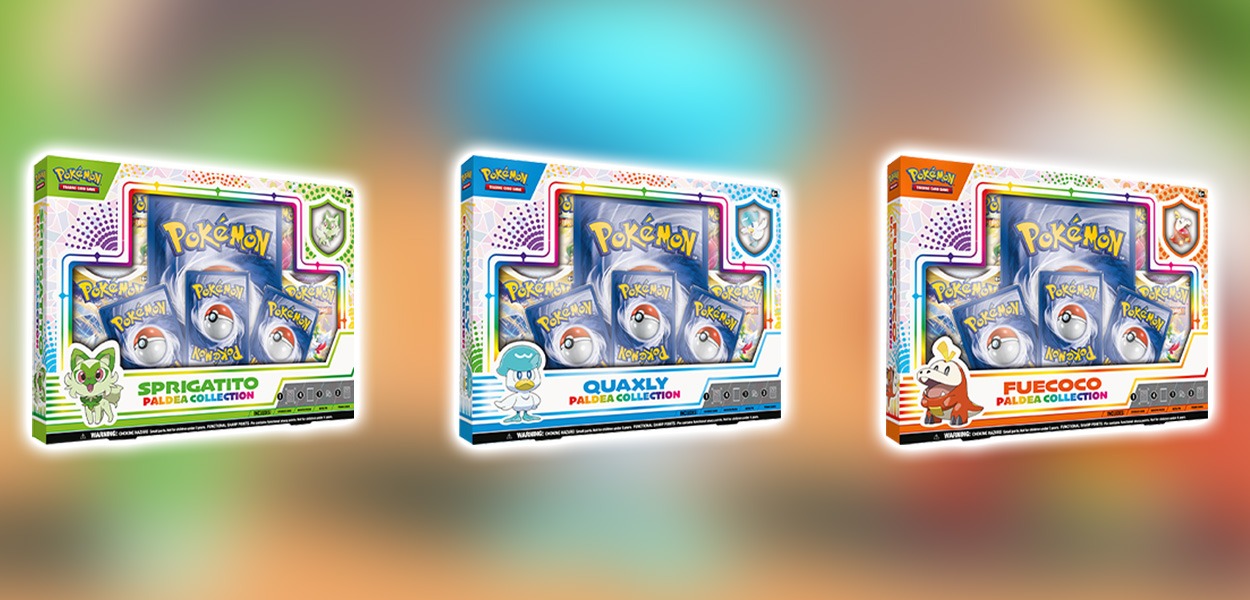 Annunciati i primi box e set del GCC Pokémon dedicati a Scarlatto e Violetto