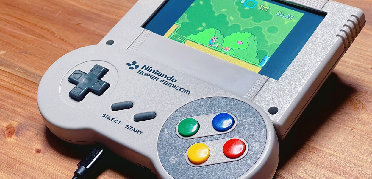 Un modder realizza un piccolo SNES portatile che tutto il web desidera