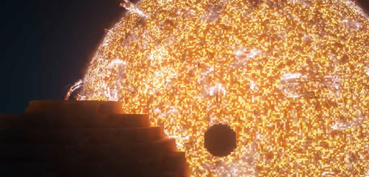 Un giocatore ricrea l'universo su Minecraft