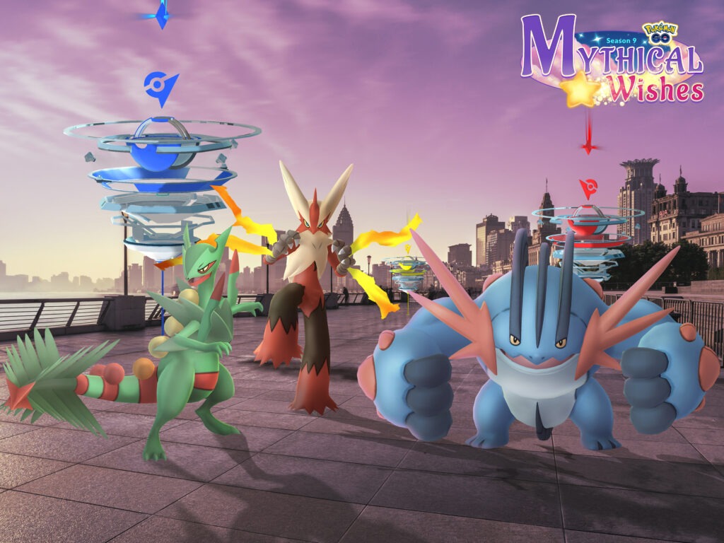 MegaSceptile MegaBlaziken MegaSwampert Pokémon GO desideri magici