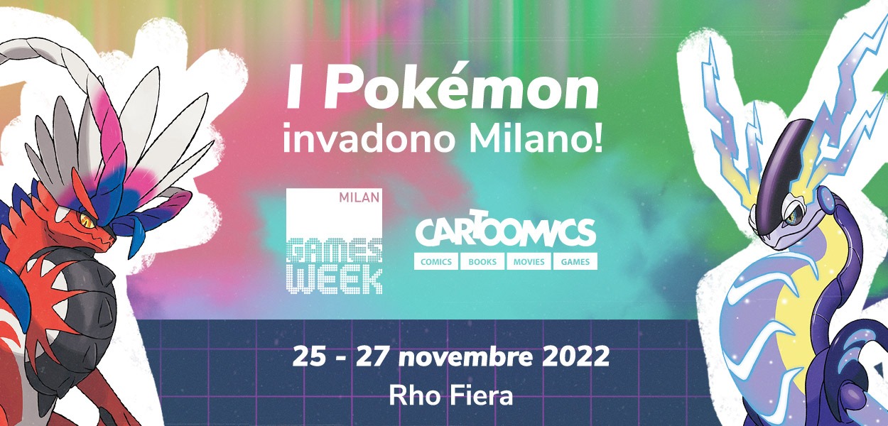Il mondo Pokémon invade il Milan Games Week & Cartoomics 2022