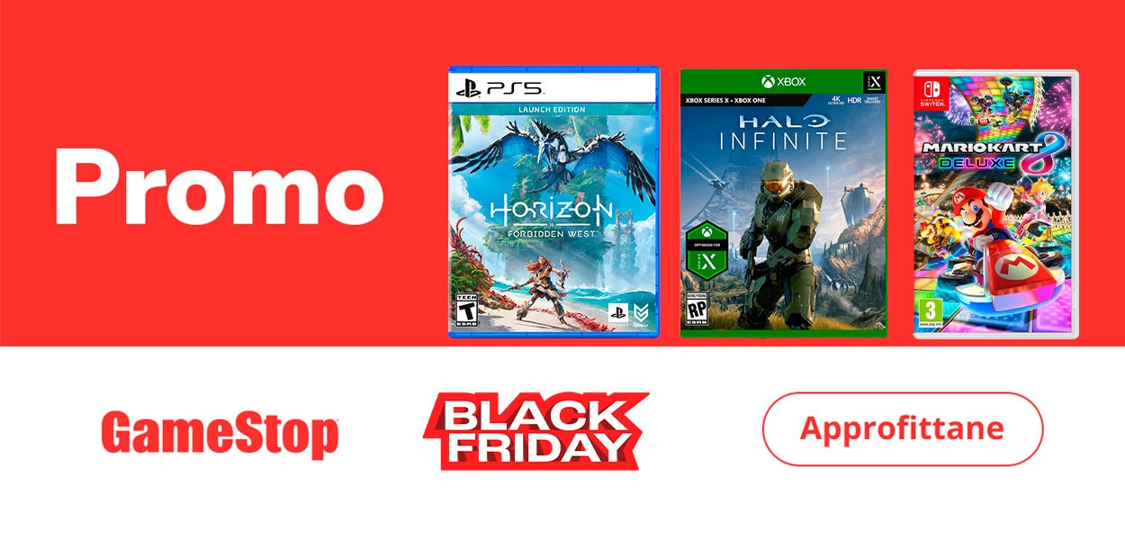 Black Friday 2022 GameStop tutte le migliori offerte su console
