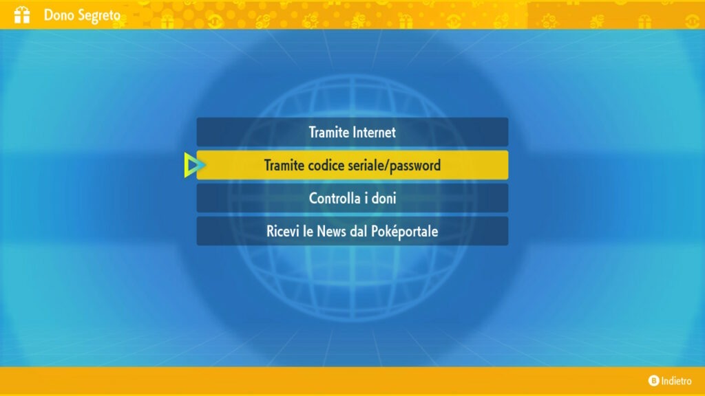 Riscattare il codice di Pokémon Scarlatto e Violetto attraverso il Dono Segreto