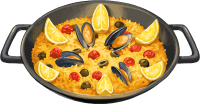 Piatto simbolo della regione, disponibile in uno dei ristoranti di Pokémon Scarlatto e Violetto.
