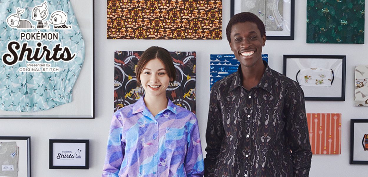Disponibili nuove camicie Original Stitch ispirate ai Pokémon di Sinnoh