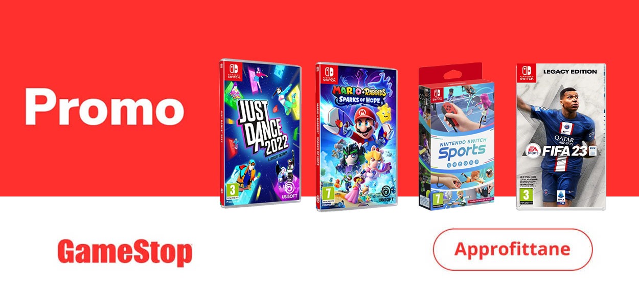 Mario + Rabbids Sparks of Hope, Nintendo Switch Sports e tanto altro in offerta per l'ultimo giorno del Calendario dell'Avvento di GameStop