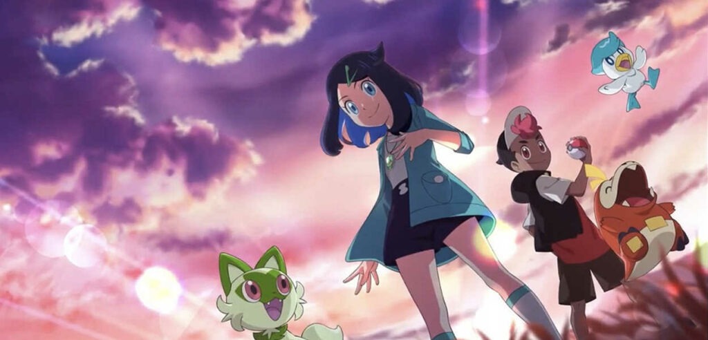 nuovo anime pokémon protagonisti con sprigatito e fuecoco