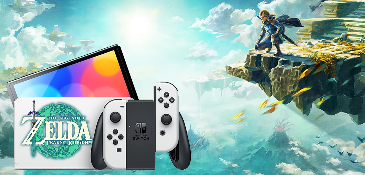 Un leak mostra il nuovo Nintendo Switch OLED edizione speciale di Zelda: Tears of the Kingdom