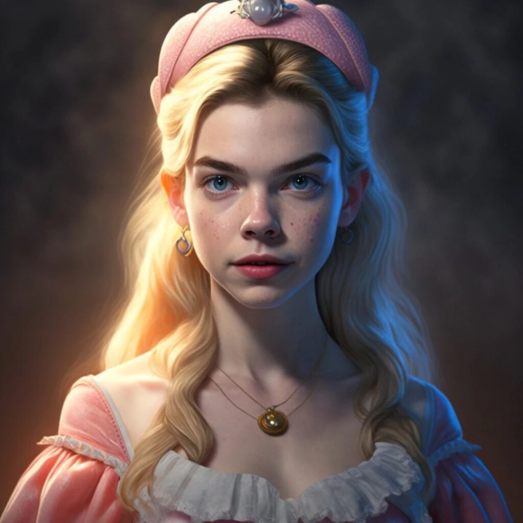 Anya Taylor Joy Principessa Peach (Super Mario Bros Il film) 1