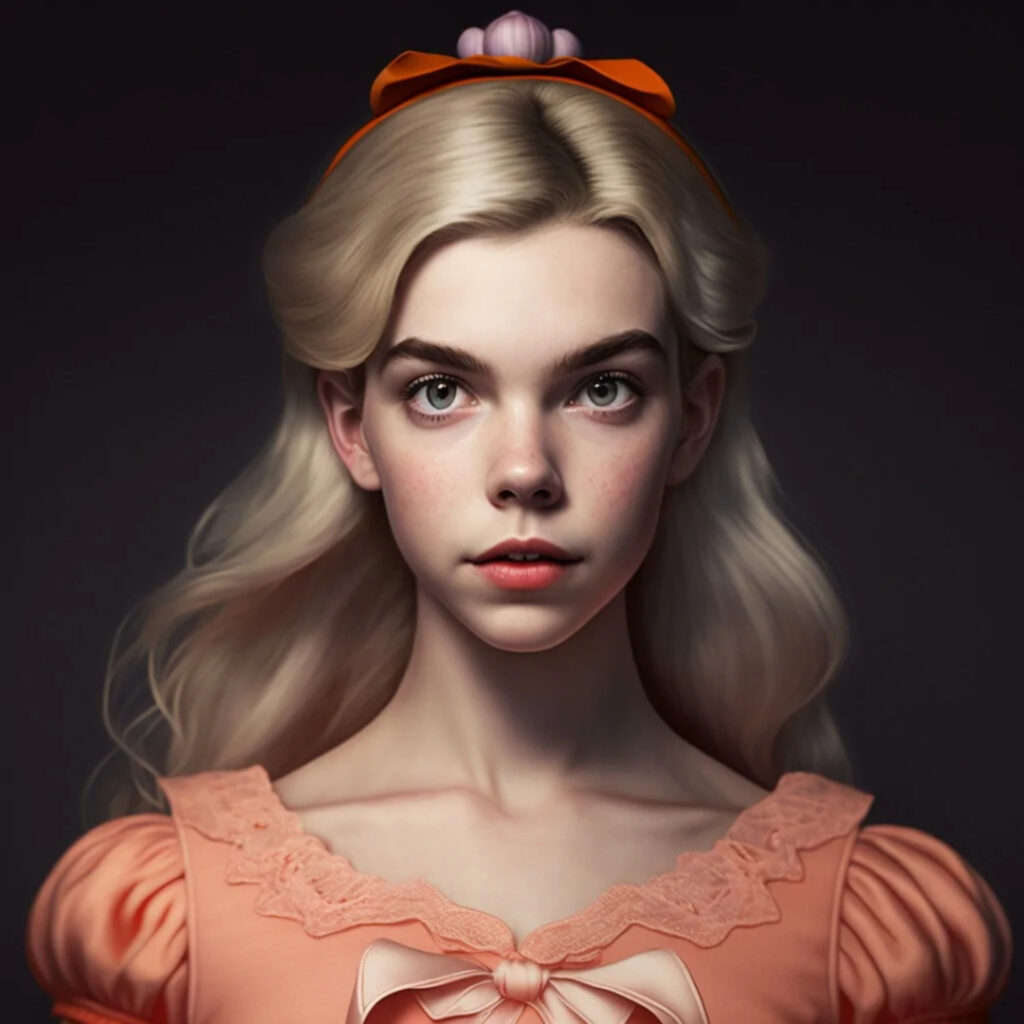 Anya Taylor Joy Principessa Peach (Super Mario Bros Il film) 2