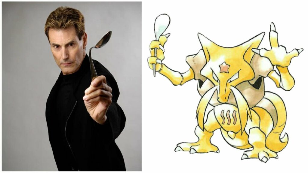 Uri Geller e Kadabra: l'illusionista anglo-israeliano riesce a piegare i cucchiai come il Pokémon