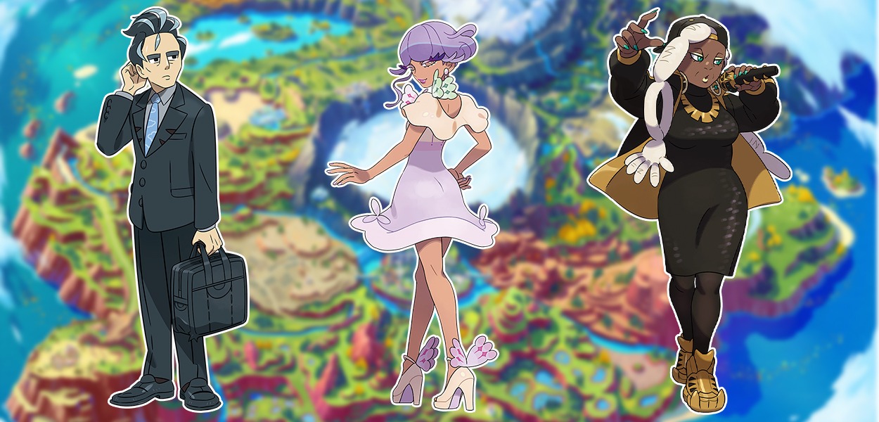 Pokémon Scarlatto e Violetto: rilasciati gli artwork ufficiali dei nuovi personaggi di Paldea