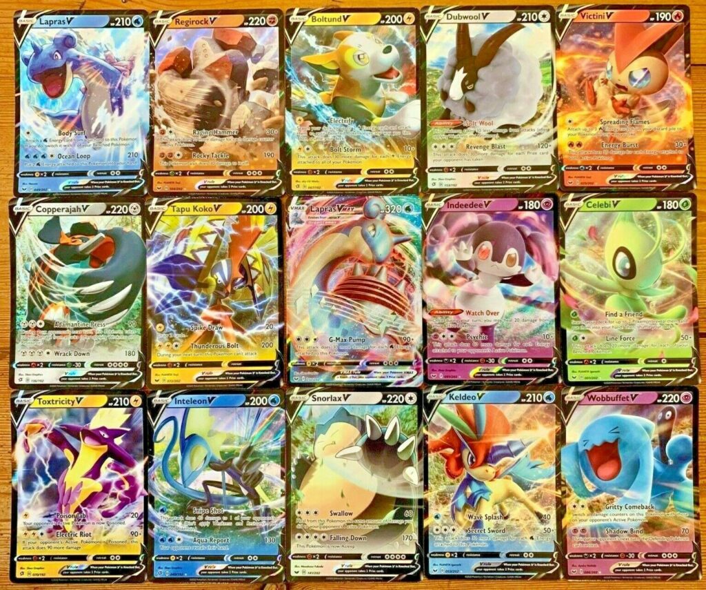 carte Pokémon molto rare dell'espazione Spada e Scudo