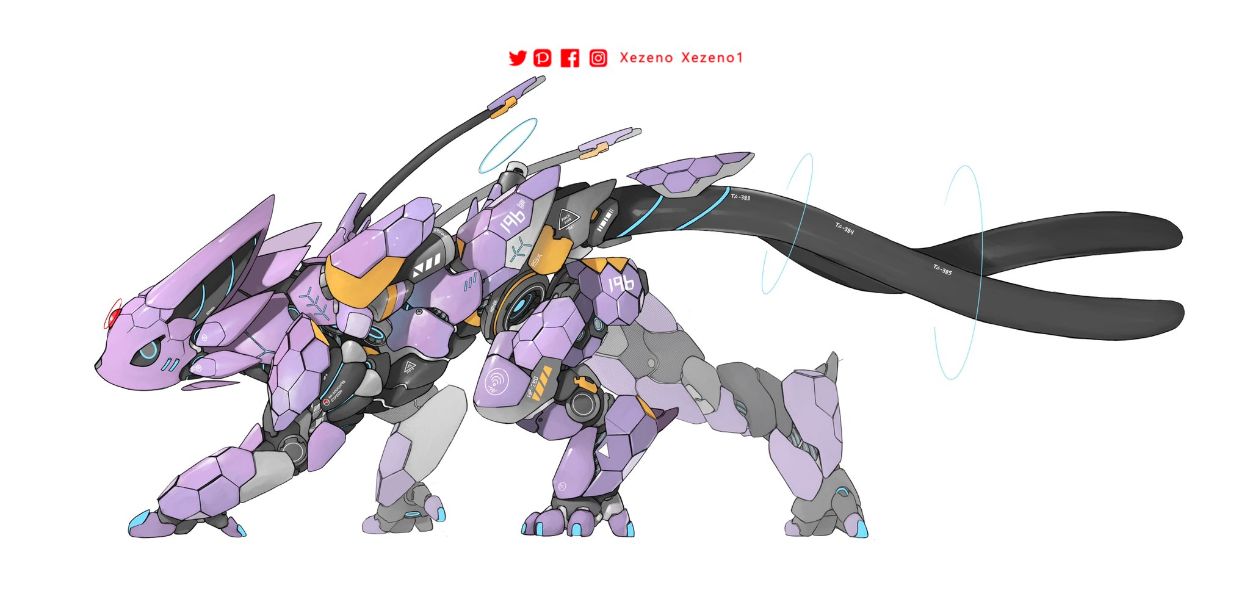 Un fan realizza Espeon in stile Mecha