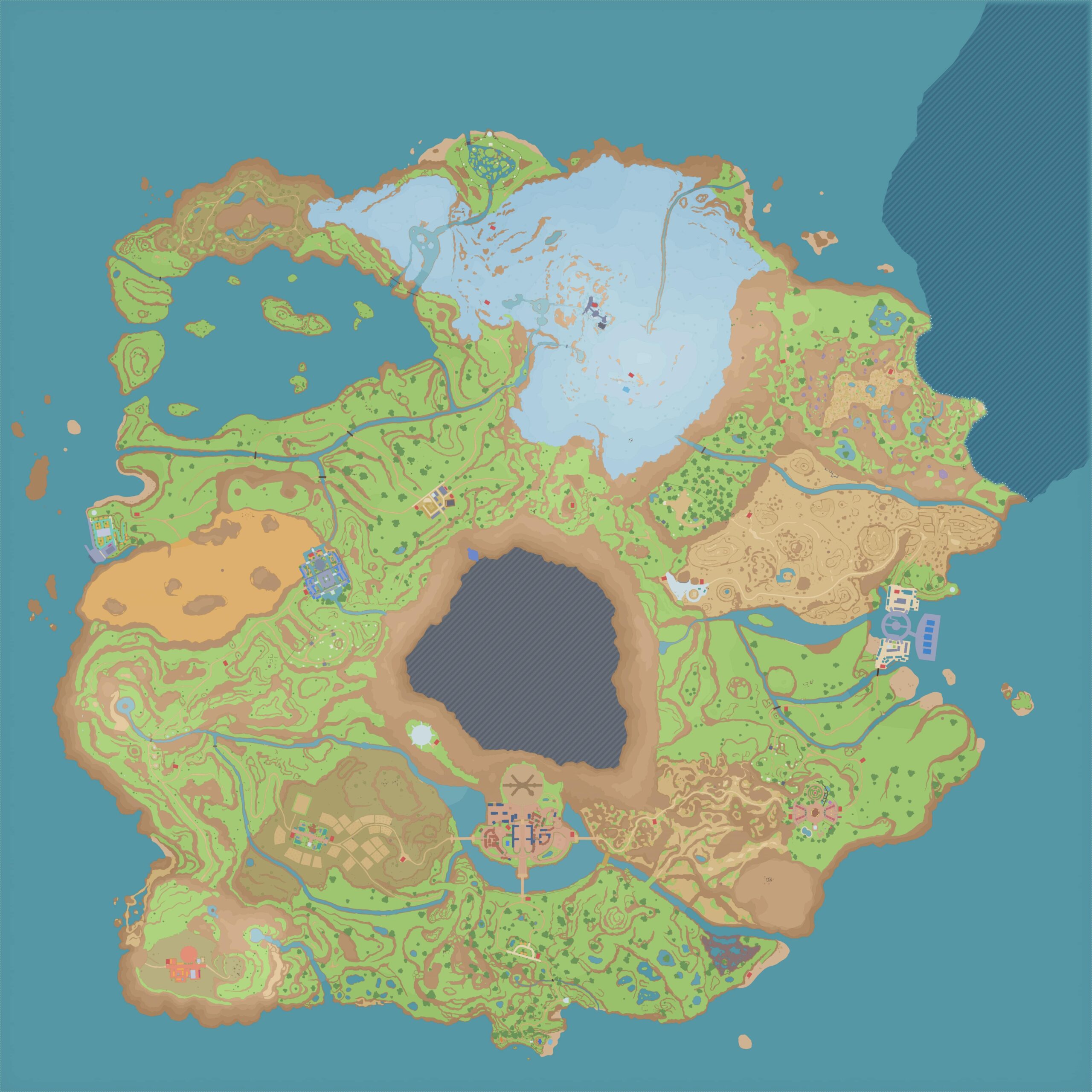 Mappa in-game di Paldea