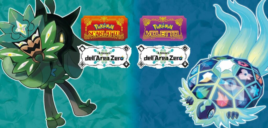 Pokémon Scarlatto e Violetto DLC - terapagos e ogerpon