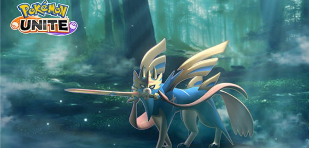 Zacian Pokémon Unite medaglia rinforzo