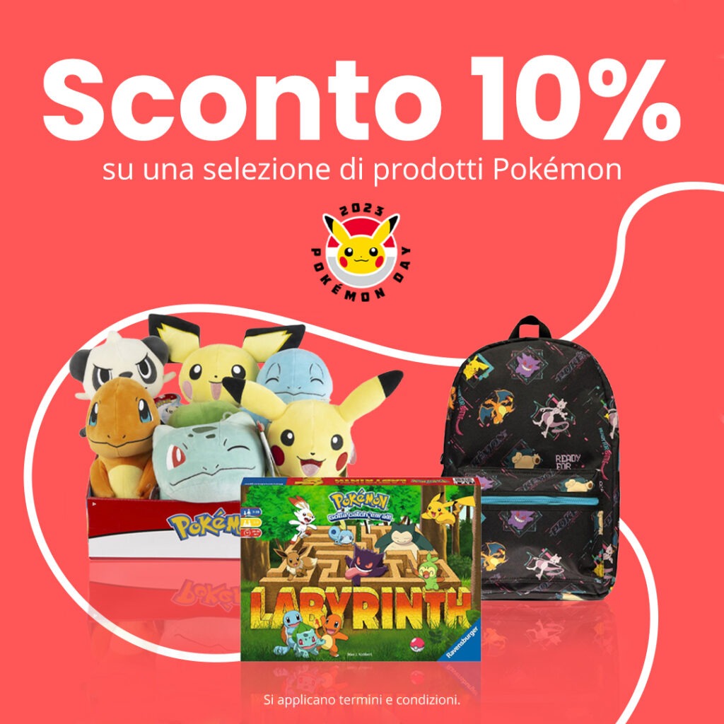 Offerte di GameStop esclusive per il Pokémon Day disponibili a tutti con uno sconto del 10%