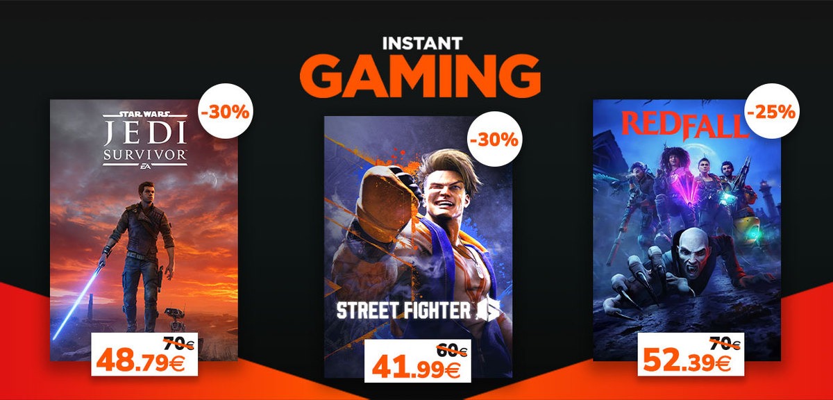 Preordina Star Wars, Street Fighter, Redfall e altri giochi a prezzi speciali su Instant Gaming