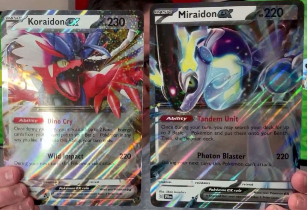 koraidon ex miraidon ex