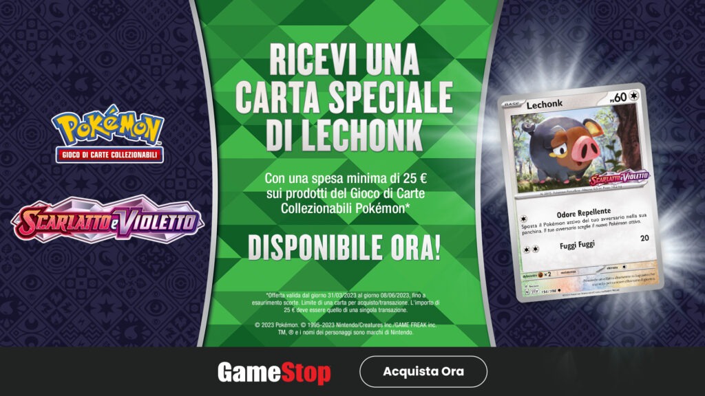 Carta Lechonk GameStop